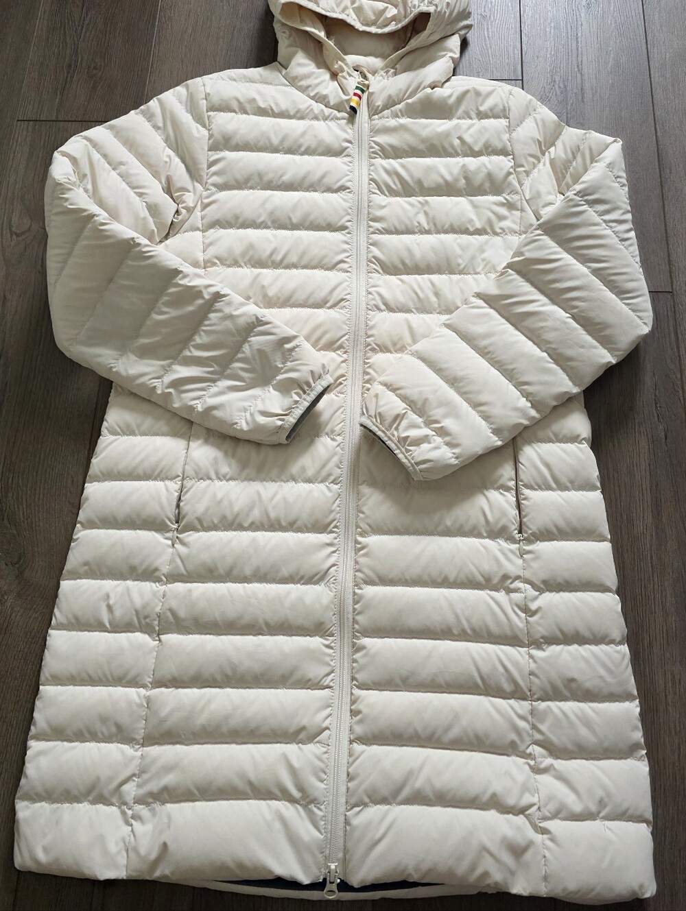 Hudsons Bay - Packable Puffet Jacket - Cream White - Size Medium